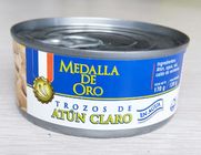 Los aperitivos de los bocadillos conservaron pedazos del atún arriba en Omega - 3 grasas sin Mercury