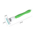 Maquinilla de afeitar disponible de la máquina de afeitar de la cuchilla triple con la manija extralarga