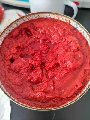 Bostwick Salsa de tomate enlatada con aditivos de frutas