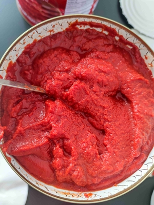 Sin BPA Sí Concentrado de tomate enlatado para una larga vida útil de 2 años