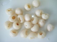 Lichis o fruta sin semillas pelados conservados de Laichi y de Lichu en jarabe