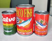 Las sardinas sin piel sin hueso de la etiqueta privada, sal embalaron las sardinas HACCP enumeradas