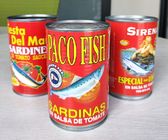 Los pescados conservados comida enlatada conservaron la sardina/el atún/la caballa en salsa de tomate/aceite/Brine 155G 425G