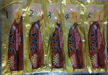 Anguila cultivada asada congelada Unagi Kabayaki sin la salsa de soja ningunos MSG