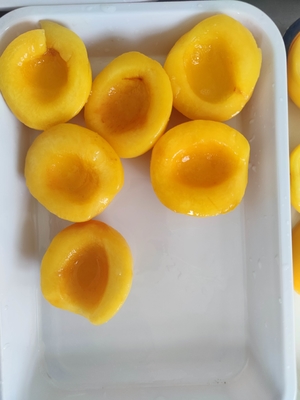 Melocotón Amarillo en Conserva OEM 100% Materia Prima Fresca Información Nutricional Carbohidratos 20g