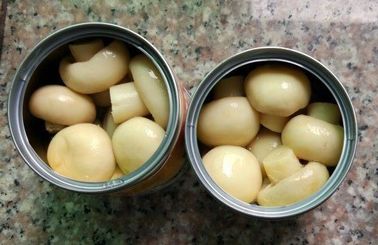 La seta entera de los champiñones sanos conservó 400gm barato de China