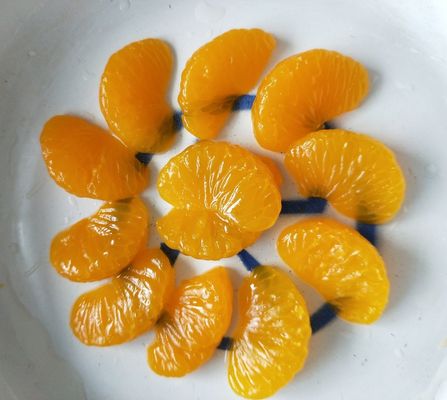 Segmentos de mandarina enlatados, certificados por la FDA, ISO y HACCP, listos para consumir en jugo natural