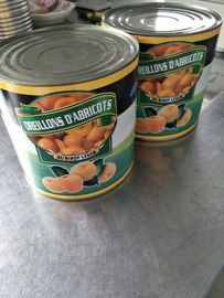 Mitades conservadas venta al por mayor del albaricoque de la fruta fresca en jarabe ligero