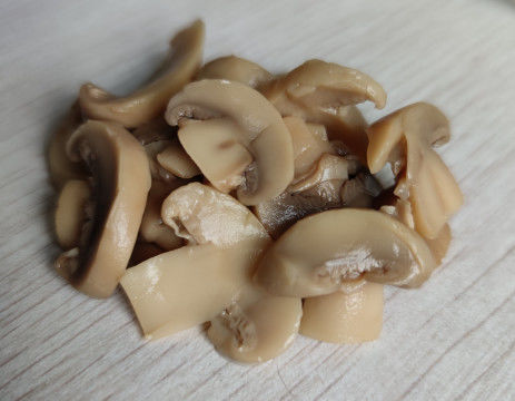 seta conservada amarilla clara pura del champiñón del sabor natural 400g