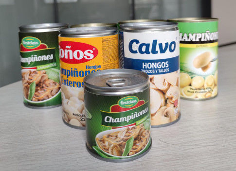 La forma entera 425g conservó la seta del champiñón con Rich Nutrition