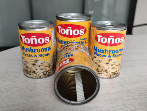 184g 284g 425g conservó setas de botón enteras