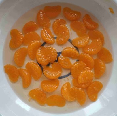 2025 Crop Fresh Orange Canned Mandarin Orange Segments in Sugar Syrup with Golden Yellow Color