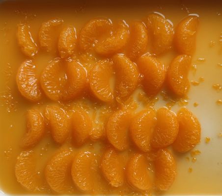 2500 g de dulce vegano naranja mandarina enlatada sin gluten 0,2-0,6 ácido total