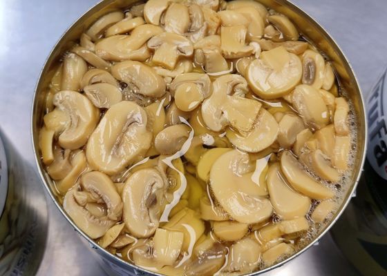 pedazos y troncos conservados Unlacquered de la seta del champiñón 2840g