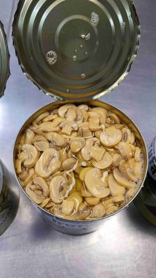 Rebanada conservada sabor salado de la seta del champiñón