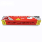 Papel de aluminio del acondicionamiento de los alimentos del rollo del papel de aluminio del hogar de la categoría alimenticia