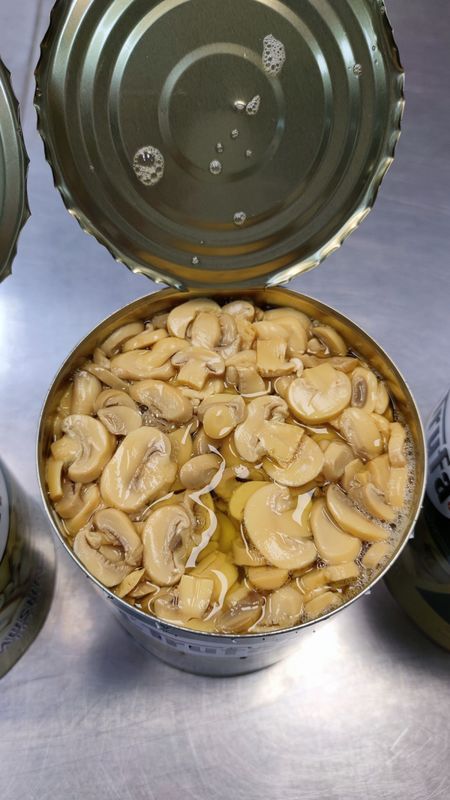 Productos de champignon enlatados Versátiles Verduras enlatadas perfectas para aplicaciones culinarias y de producción de alimentos