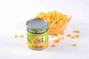Maíz dulce enlatado en lata o envase de metal: Solución económica y práctica