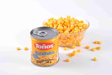 Maíz amarillo enlatado en latas Material de embalaje para sus necesidades