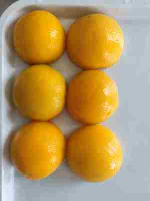 Sin conservantes Melocotón amarillo enlatado y delicioso